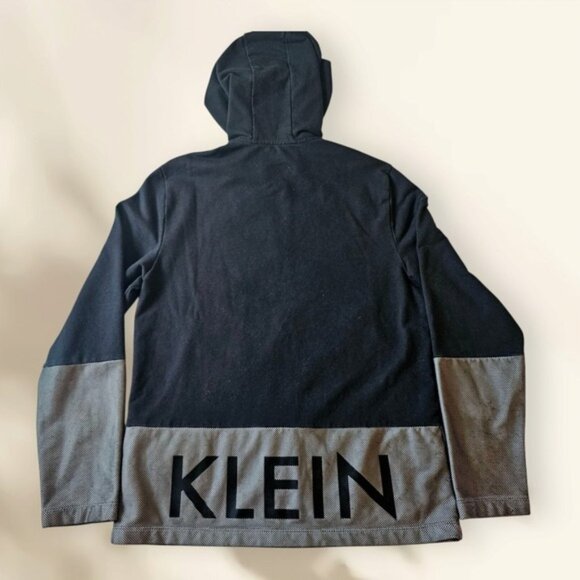 Calvin Klein Men Lightweight‎ Black and White Jacket with Hood Size Medium - Picture 3 of 7